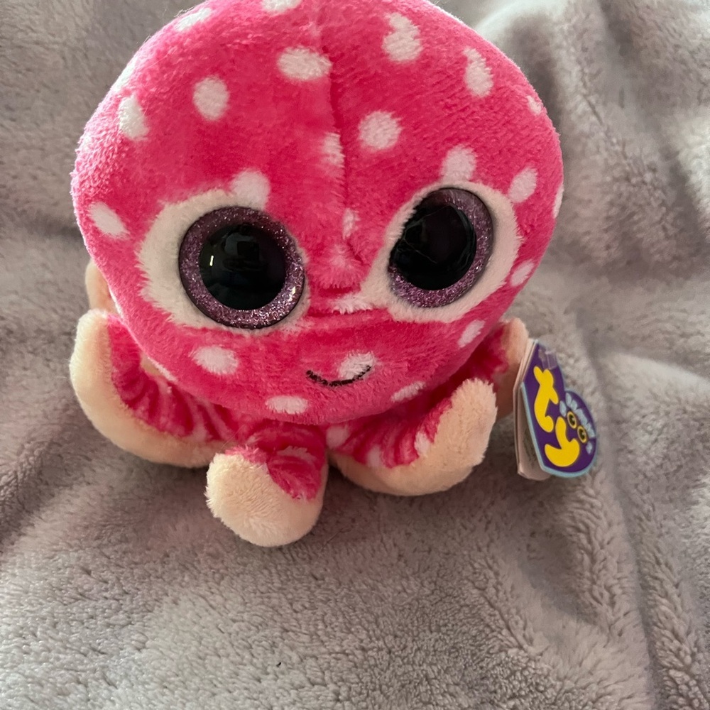 Small Pink Ollie Octopus from Ty